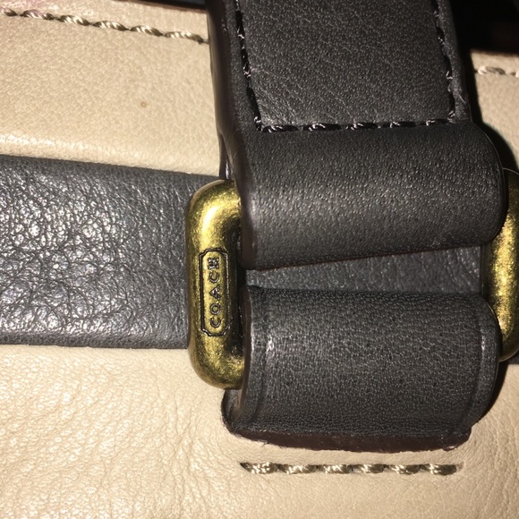 Coach leather Bleecker Bar Stripe Day Tote - Picture 2 of 5